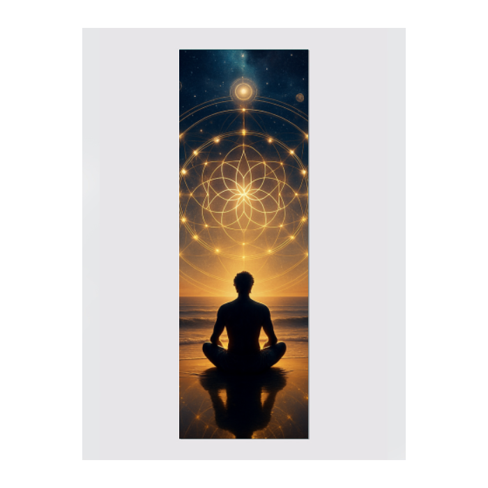 Personalised Yoga Mat 6mm With Custom Design - Teal