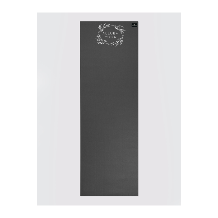 Personalised Yoga Mat 6mm With Custom Design - Graphite Grey