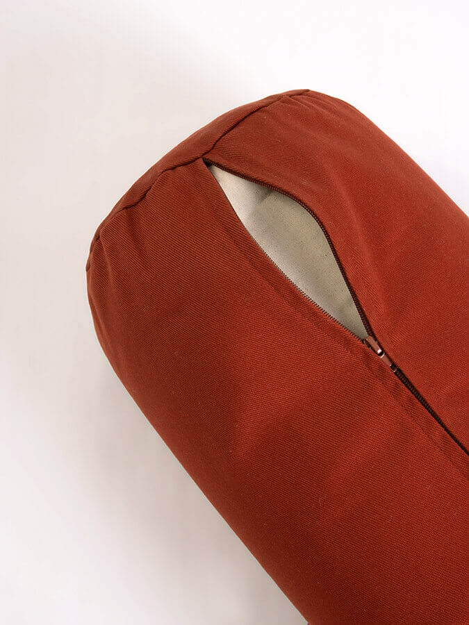 Yoga Studio Organic Cotton Buckwheat Lotus Meditation Bolster Cushion