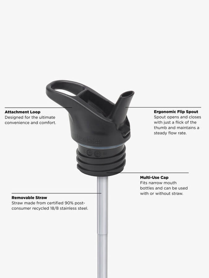 Klean Kanteen Classic 800ml Bottle (Flip Seal Sports Cap)