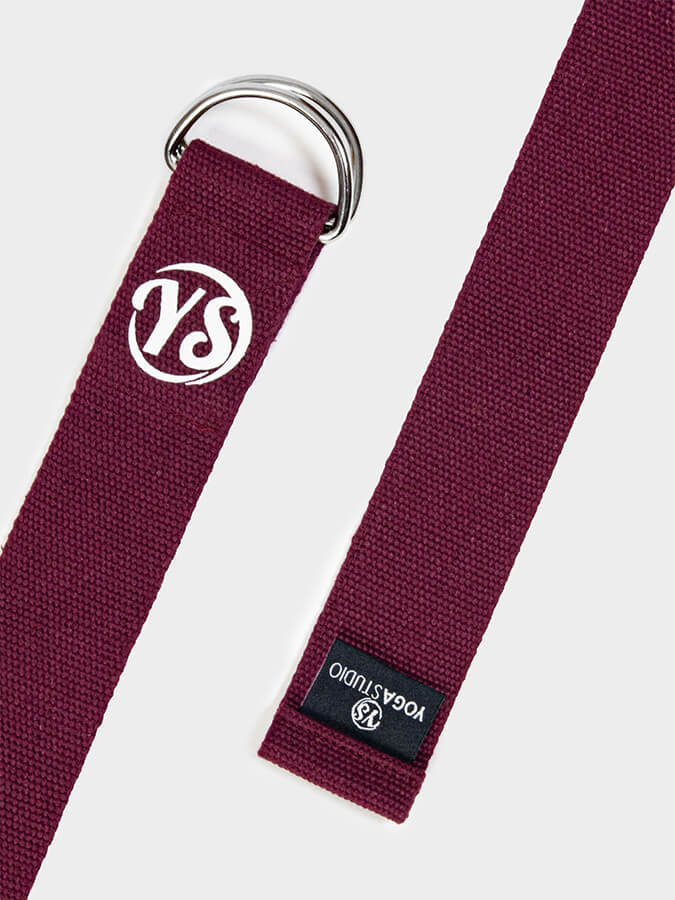 Yoga Studio GOTS Organic Cotton D-Ring 2.5m Yoga Belt Strap