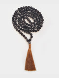 Perles de mala en quartz fumé Yoga Studio