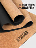 Yoga Stops Traffick Tapis de yoga en liège 4mm