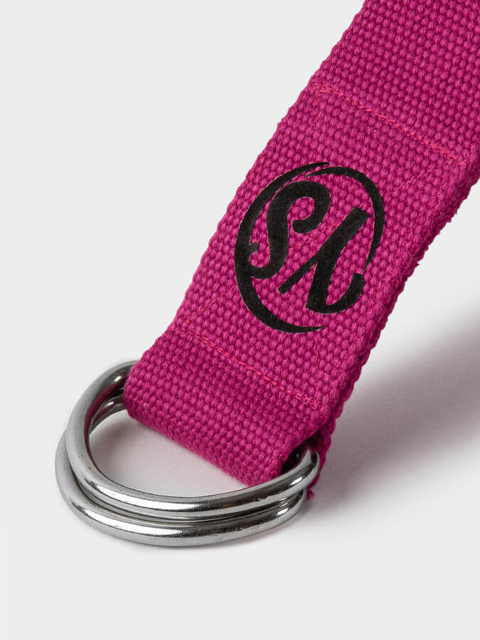 Yoga Studio GOTS Organic Cotton D-Ring 2.5m Yoga Belt Strap