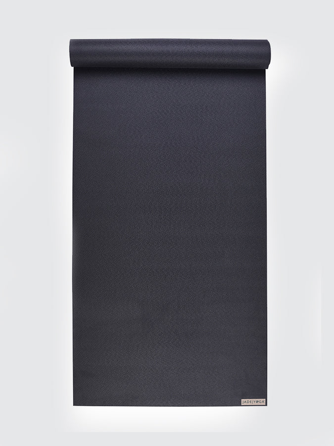 Jade Yoga Harmony 74" Inch Yoga Mat - Black