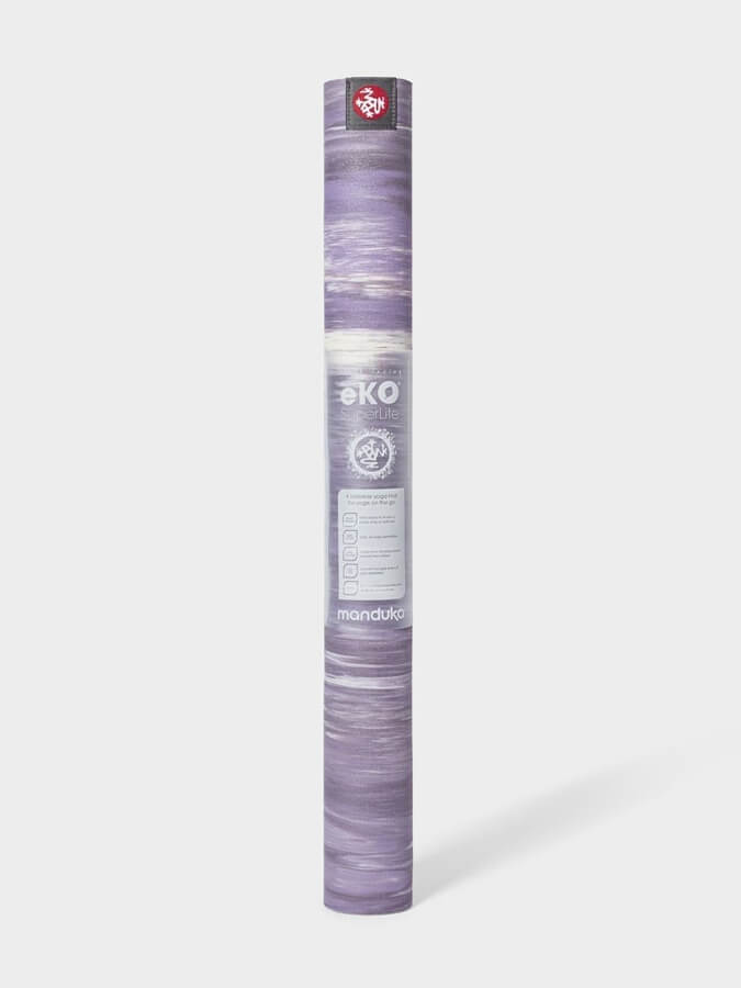 Manduka eKO SuperLite Travel 71" Standard Yoga Mat - Hyacinth Marbled