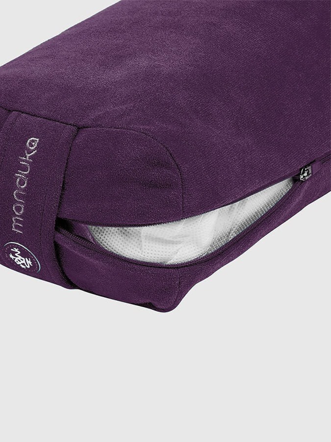 Manduka Lean Enlight Technology Meditation Bolster Cushion