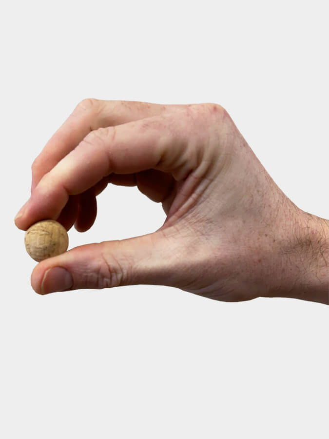 Yoga Studio Cork Unbranded Massage Ball Set de 3 - 2cm, 4cm, 6cm