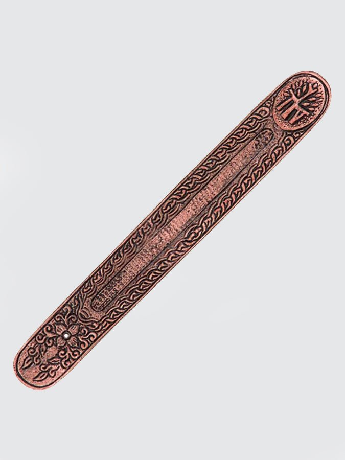 Namaste Metal Embossed Incense Holder - Yoga Studio Store