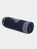 Yoga Studio Bolster biologique de sarrasin Designed Round - Collection Elephant