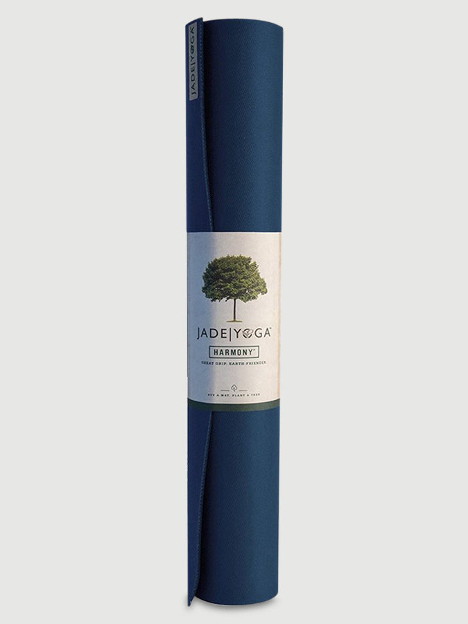 Jade Yoga Harmony Extra Wide Yoga Mat- Midnight Blue - 80"