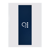 Personalised Yoga Mat 6mm With Custom Design - Navy Blue