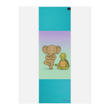 Personalised Yoga Mat 6mm With Custom Design - Turquoise