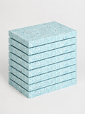 Yoga Studio 1''' Inch Chip Foam Half Yoga Block (8 Pack)