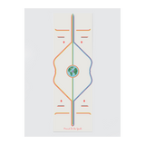Personalised Yoga Mat 6mm With Custom Design - White