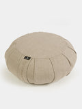 Yoga Studio EU Organic Buckwheat Zafu Round Linen Cushion