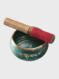 Namaste Bouddha Eye Design Bowl avec Stick Striker Vert