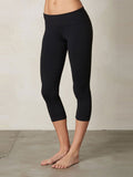 Prana Ashley Women's Yoga Capri Leggings - Noir